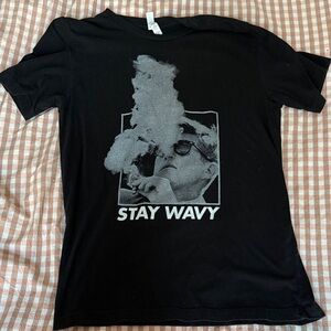 Bella Canvas Black Stay Wavy Tee